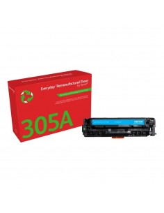 Toner xerox everyday compatible con hp 305a color laserjet pro 300 m351(ce411a) cian