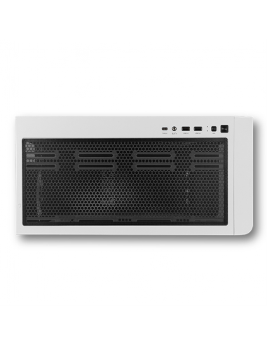 Caja ordenador gaming nox hummer ether atx argb cristal templado negro - blanco