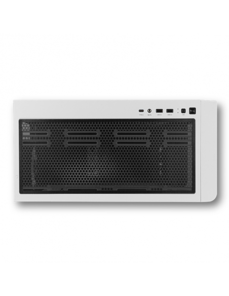 Caja ordenador gaming nox hummer ether atx argb cristal templado negro - blanco Caja ordenador gaming nox hummer ether atx argb cristal templado negro - blanco