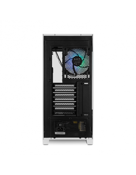 Caja ordenador gaming nox hummer ether atx argb cristal templado negro - blanco Caja ordenador gaming nox hummer ether atx argb cristal templado negro - blanco