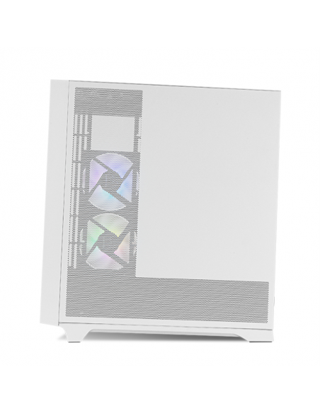 Caja ordenador gaming nox hummer ether atx argb cristal templado negro - blanco Caja ordenador gaming nox hummer ether atx argb cristal templado negro - blanco