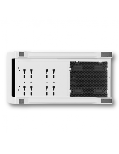 Caja ordenador gaming nox hummer ether atx argb cristal templado negro - blanco