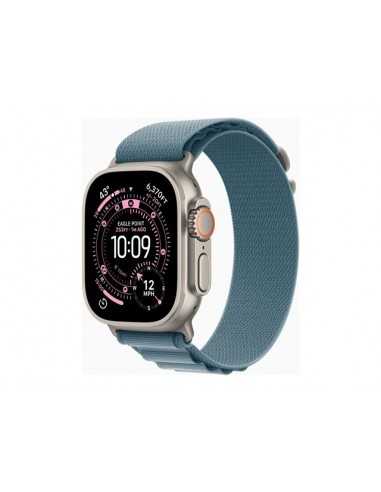 Smartwatch apple watch ultra 3&nbsp;gps + cellular&nbsp;49mm&nbsp;natural titanium case blue alpine loop - s