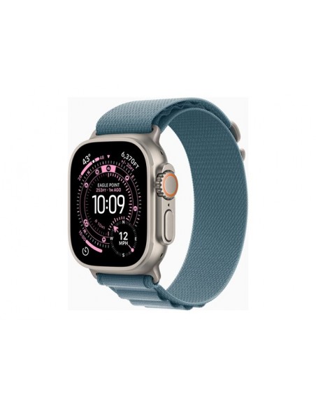 Smartwatch apple watch ultra 3&nbsp;gps + cellular&nbsp;49mm&nbsp;natural titanium case blue alpine loop - s