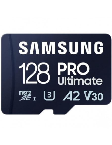 Tarjeta memoria micro sd samsung microsdxc pro ultimate 128gb clase 10 + adaptador sd