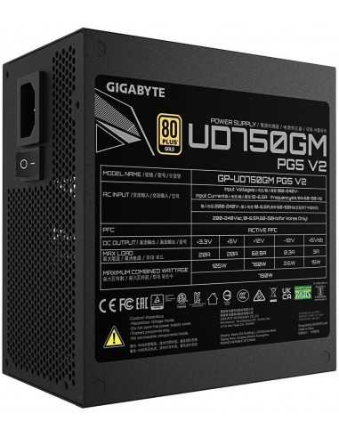 Fuente alimentacion gigabyte gp - ud750gm pg5 v2 gaming atx 750w