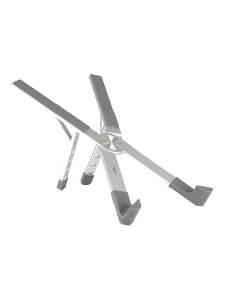 Soporte - base elevador tooq para portatil 17 pulgadas plata