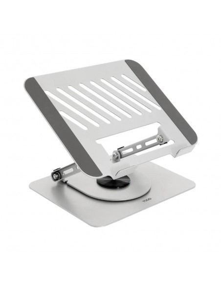 Soporte - base elevador tooq para portatil 17 pulgadas gris