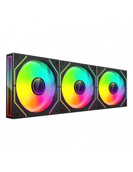 Ventilador caja mars gaming mf3dprokit argb 3x120mm negro + hub rf remote Ventilador caja mars gaming mf3dprokit argb 3x120mm negro + hub rf remote