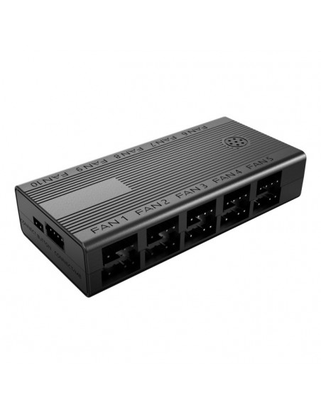 Ventilador caja mars gaming mf3dprokit argb 3x120mm negro + hub rf remote Ventilador caja mars gaming mf3dprokit argb 3x120mm negro + hub rf remote