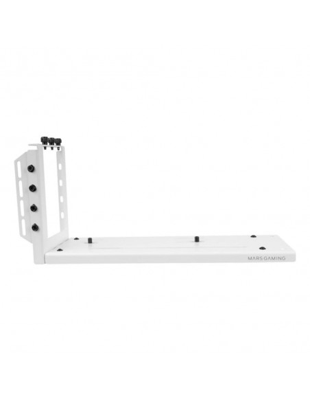 Kit montaje vertical para vga mars gaming mcagcvw base magnetica 3 slots color blanco