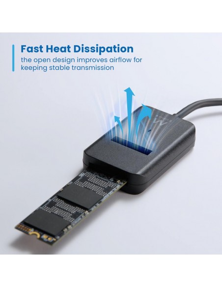 Docking station ewent para ssd m.2 usb tipo c