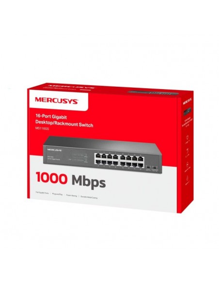 Switch mercusys ms124gs 24 puertos