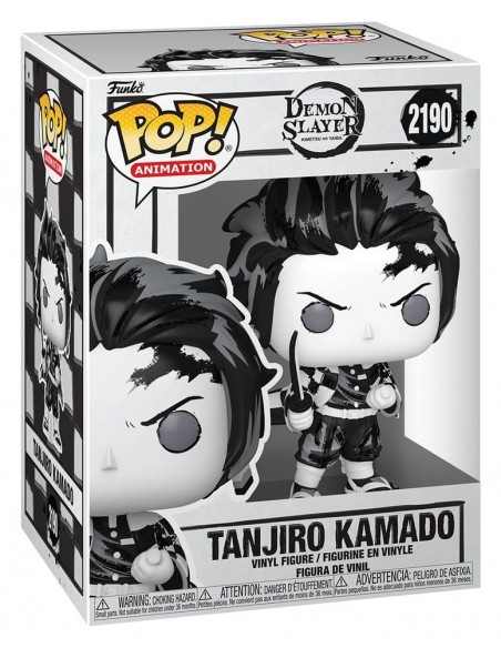 Funko pop animation demon slayer tanjiro (sumi - ink)