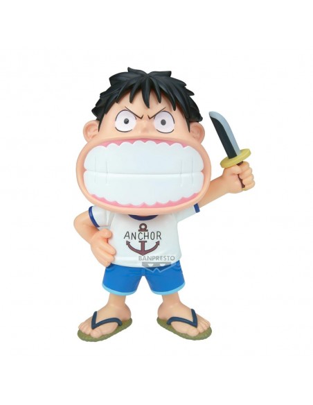 Figura banpresto one piece big sofvimates monkey d.luffy