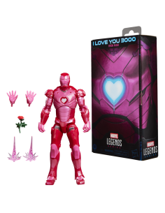 Figura hasbro marvel legends series i love you boo iron man