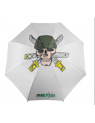 Paraguas blanco one piece zoro