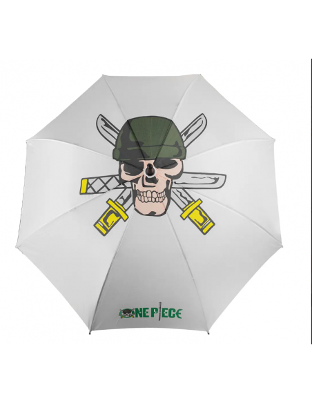 Paraguas blanco one piece zoro