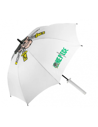 Paraguas blanco one piece zoro