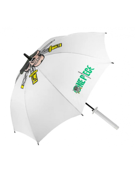 Paraguas blanco one piece zoro