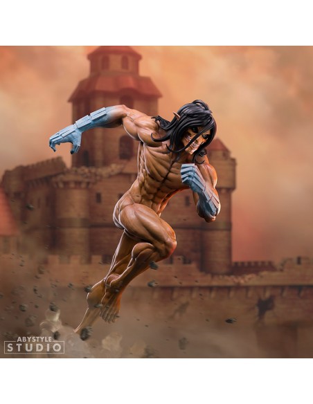 Figura abystyle attack on titan eren forma de titán Figura abystyle attack on titan eren forma de titán