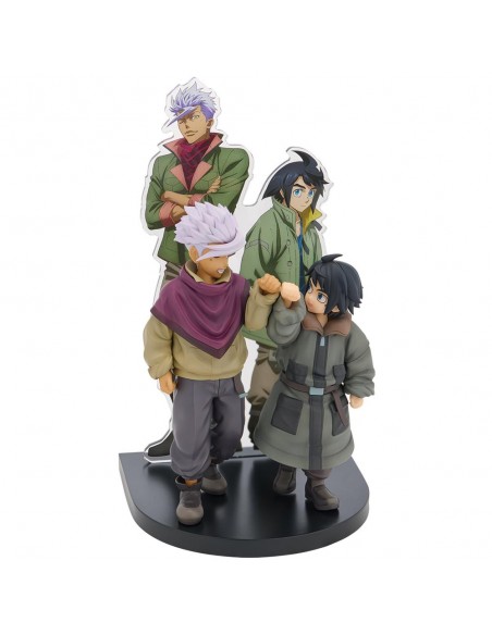 Figure ichibansho mobile suit gundam (iron - blooded orphans) augus mikazuki & itsuka orga 18cm Figure ichibansho mobile suit gundam (iron - blooded orphans) augus mikazuki & itsuka orga 18cm