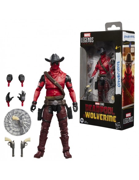 Figura hasbro marvel legends series deadpool & wolverine - cowboypool
