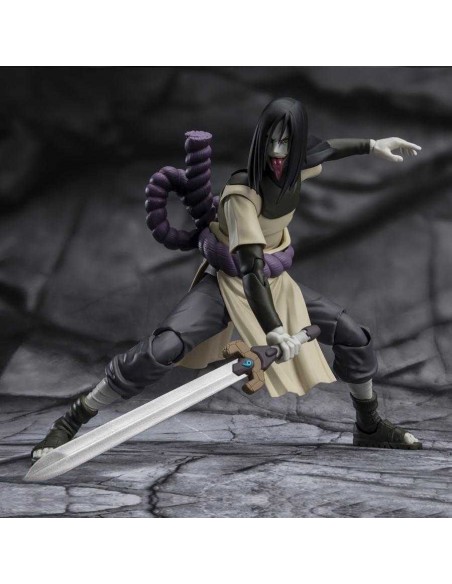 Figura tamashii nations naruto shippuden s.h.figuarts orochimaru - seeker of immortality - reissue