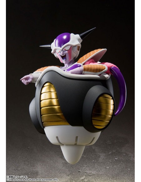 Figura tamashii nations dragon ball z s.h.figuarts frieza first form&frieza pod reissue