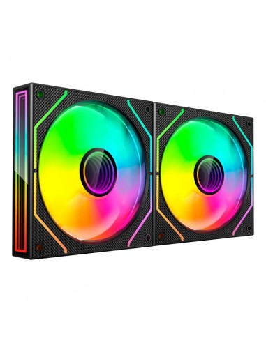 Ventilador caja mars gaming mf3dprox2 argb 2x 120mm negro