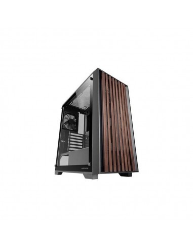 Caja ordenador mars gaming mcwoodc atx cristal templado negra