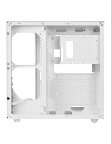 Caja ordenador mars gaming mcvonew atx frgb cristal templado blanca