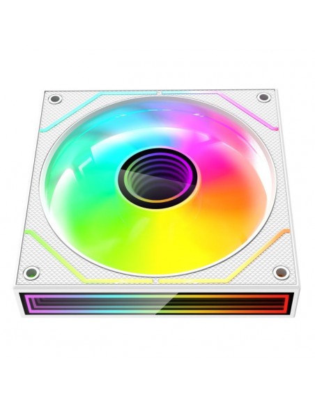 Ventilador caja mars gaming mf3dprox2 argb 2x 120mm blanco