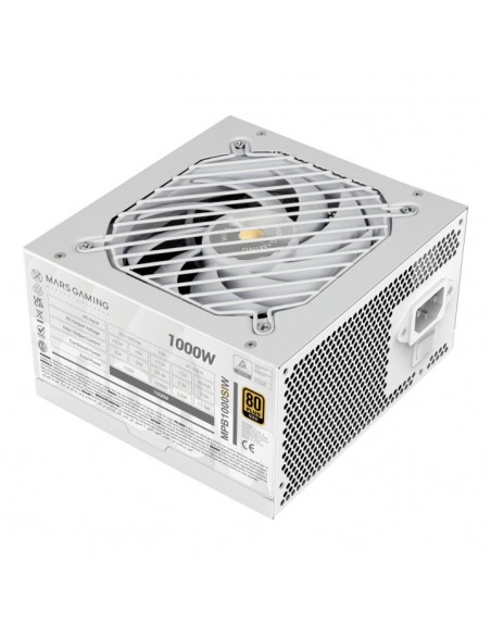 Fuente alimentacion mars gaming mpb1000siw atx 1000w blanca Fuente alimentacion mars gaming mpb1000siw atx 1000w blanca