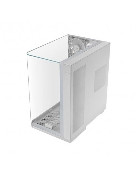 Caja ordenador mars gaming mcinfinio atx cristal templado blanca
