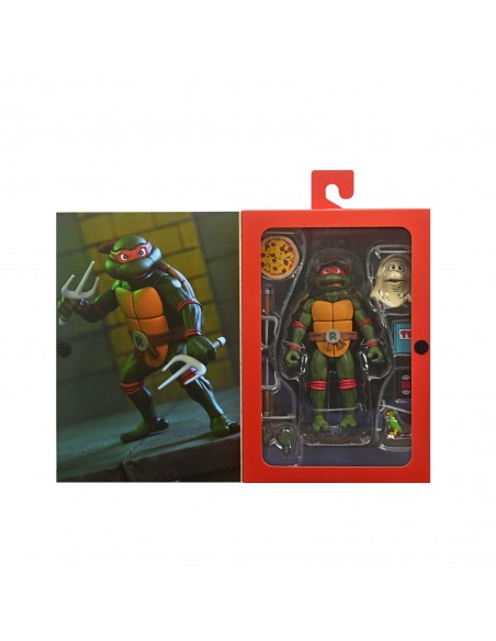 Ultimate raphael vhs scale action fig. 18 cm teenage mutant ninja turtles cartoon
