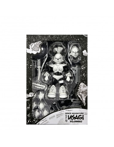 Space usagi yojimbo black & white ver. scale action fig. 18 cm usagi yojimbo