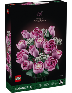 Lego botanicals ramo de rosas rosadas