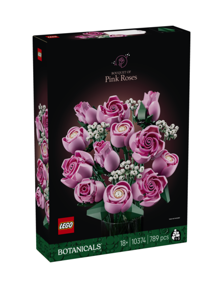 Lego botanicals ramo de rosas rosadas