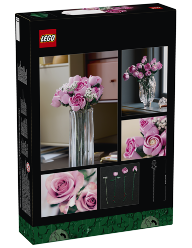 Lego botanicals ramo de rosas rosadas