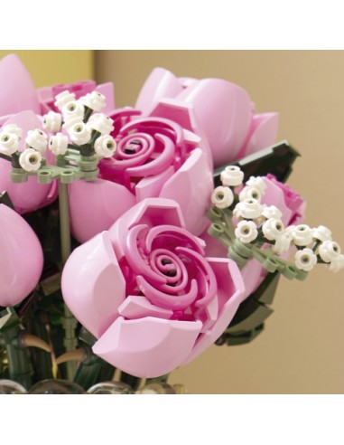 Lego botanicals ramo de rosas rosadas