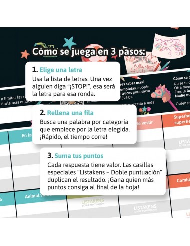 Listos listas y listakens junior