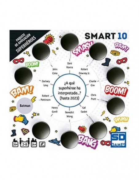 Smart 10: superhéroes paquete de ampliacion Smart 10: superhéroes paquete de ampliacion