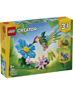 Lego creator 3 animales de juguete en 1 colibrí de colores