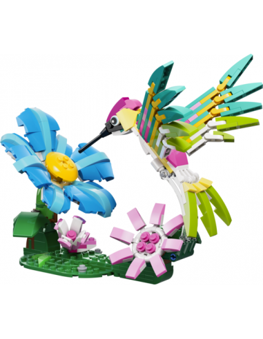 Lego creator 3 animales de juguete en 1 colibrí de colores