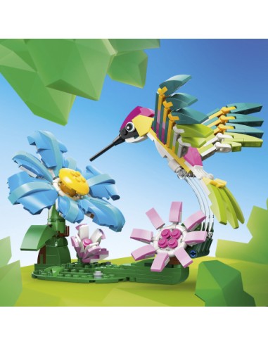 Lego creator 3 animales de juguete en 1 colibrí de colores