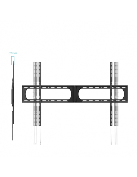 Soporte pared tooq vesa hasta 140 pulgadas 1200x800mm max 125kg Soporte pared tooq vesa hasta 140 pulgadas 1200x800mm max 125kg