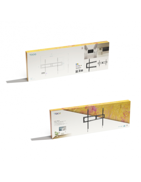 Soporte pared tooq vesa hasta 140 pulgadas 1200x800mm max 125kg Soporte pared tooq vesa hasta 140 pulgadas 1200x800mm max 125kg