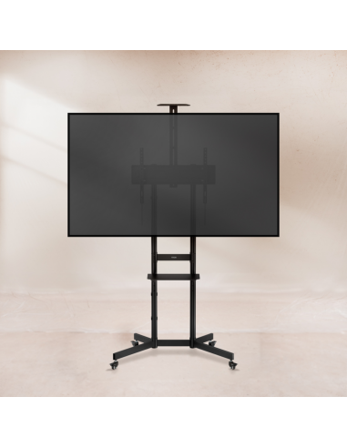 Soporte suelo con ruedas tooq vesa hasta 70 pulgadas 600x400mm max 70kg
