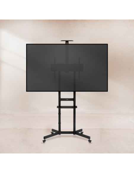 Soporte suelo con ruedas tooq vesa hasta 70 pulgadas 600x400mm max 70kg Soporte suelo con ruedas tooq vesa hasta 70 pulgadas 600x400mm max 70kg